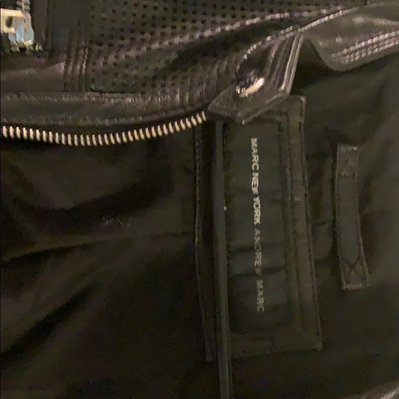 Marc New York - Andrew Marc Black Leather Jacket - Picture 3 of 3